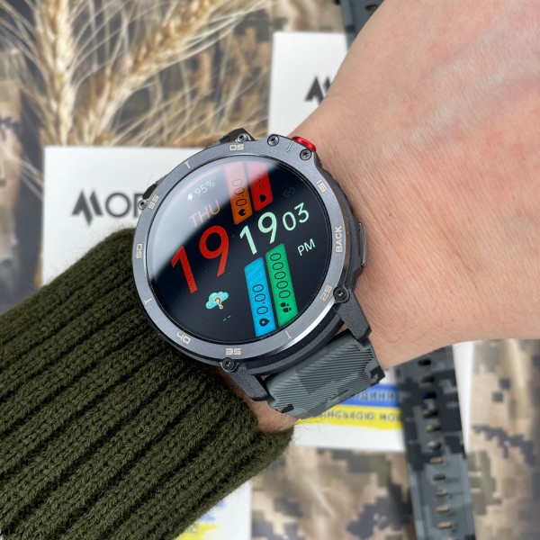 Смарт-годинник Modfit Sniper Pro All Black 41 мм.