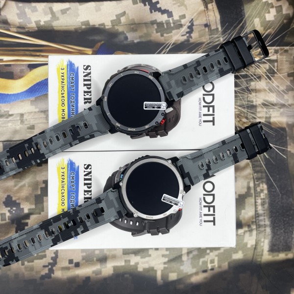 Смарт-годинник Modfit Sniper Pro All Black 41 мм.
