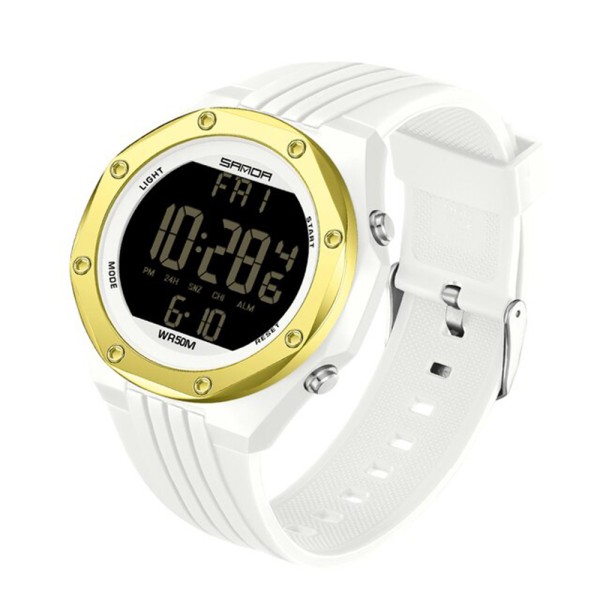 Годинник наручний Sanda 6093 White-Gold