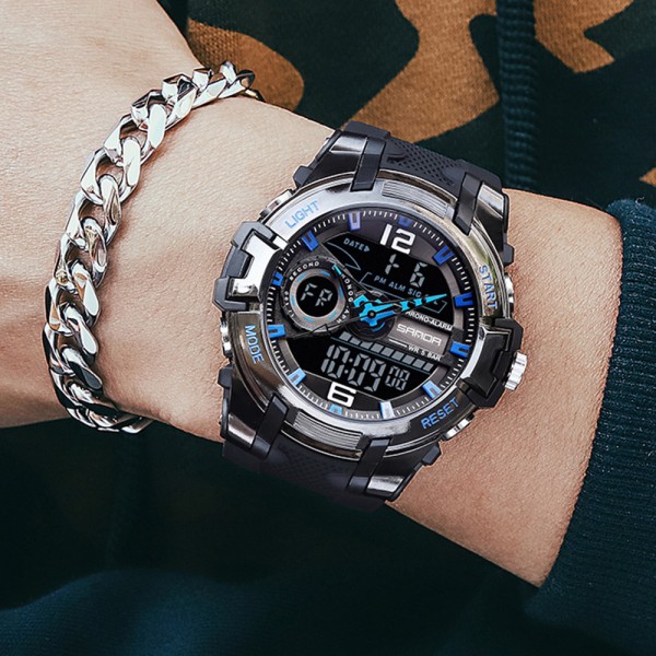 Sanda 6015 Black-Blue