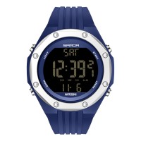 Годинник наручний Sanda 6093 Blue-Silver