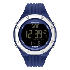 Годинник наручний Sanda 6093 Blue-Silver