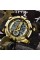 Годинник наручний Sanda 6015 Black-Gold