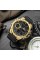 Годинник наручний Sanda 6008 Black-Gold