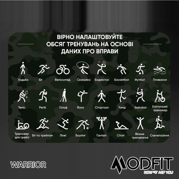 Modfit Warrior Army Green  Camo Band