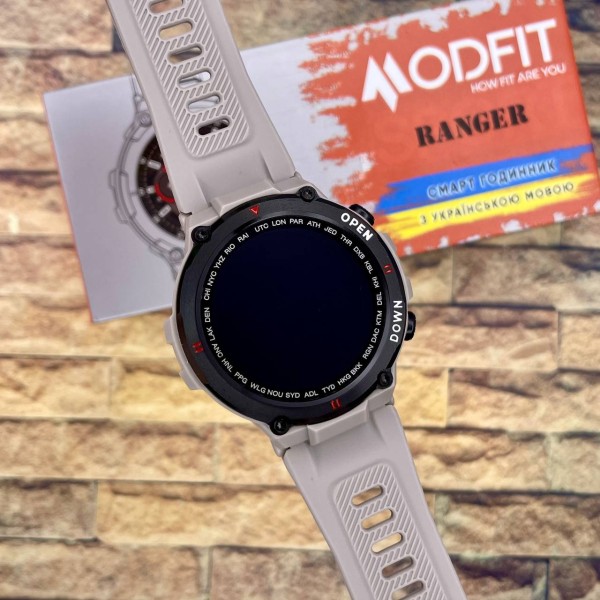 Смарт-годинник Modfit Ranger Grey 36 мм.