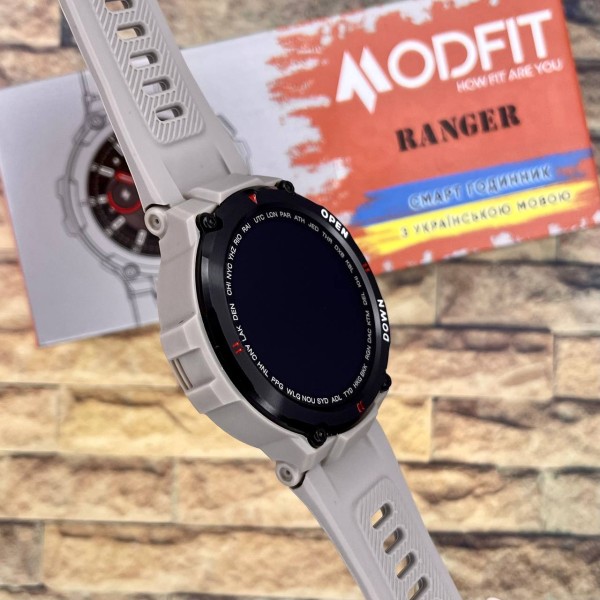 Смарт-годинник Modfit Ranger Grey 36 мм.