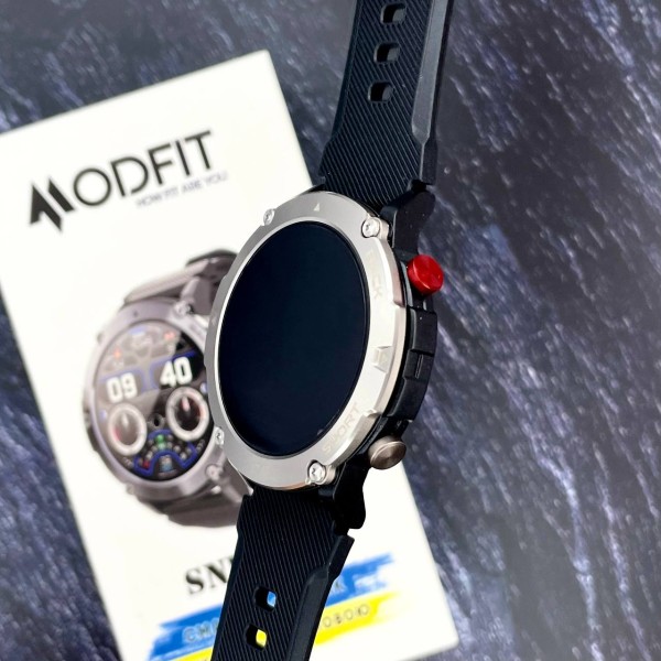 Смарт-годинник Modfit Sniper Black-Silver 36 мм.