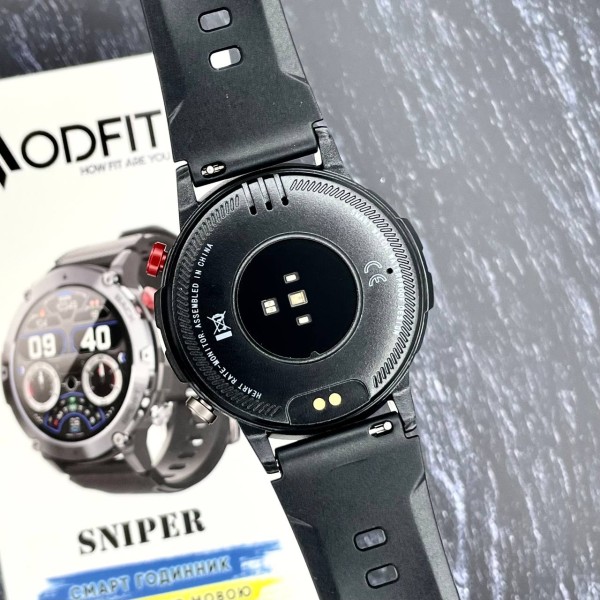 Смарт-годинник Modfit Sniper Black-Silver 36 мм.