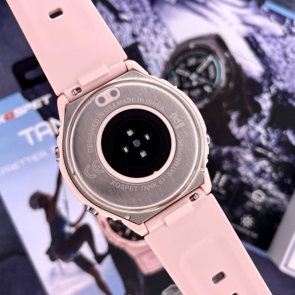 Смарт-годинник Kospet Tank S1 Pink