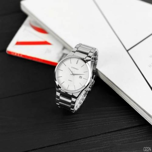 Curren 8106 Silver-White