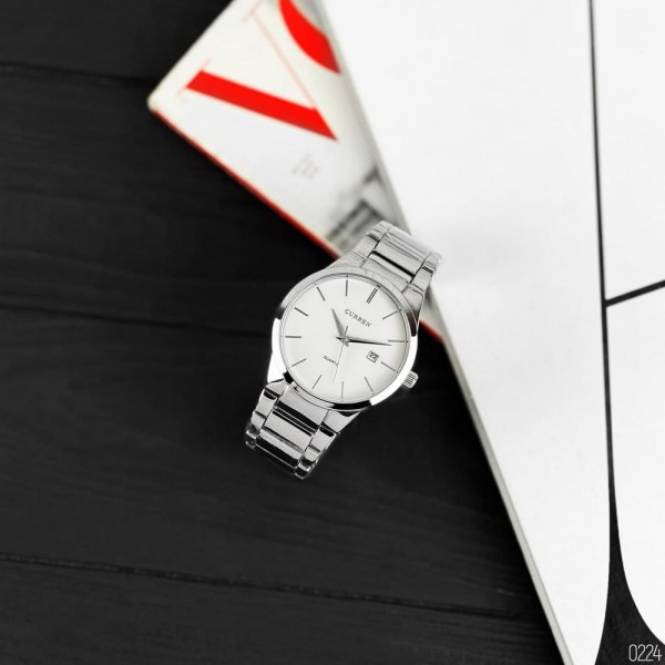 Curren 8106 Silver-White