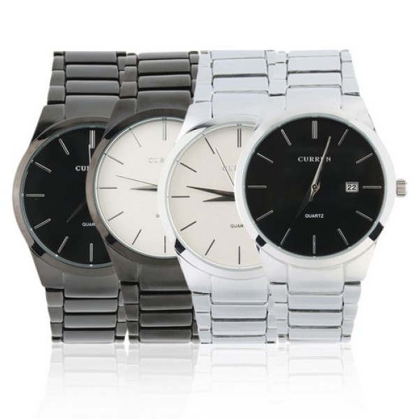 Curren 8106 Silver-White