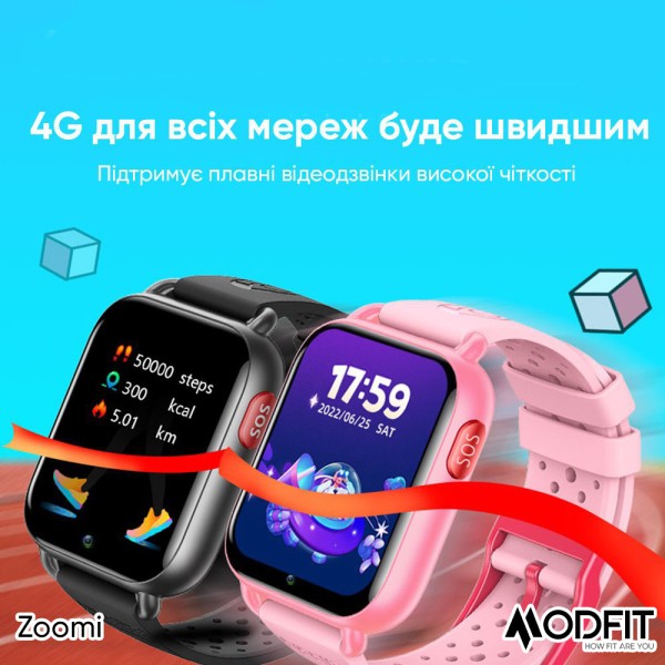 Смарт-годинник Modfit Zoomi Pink
