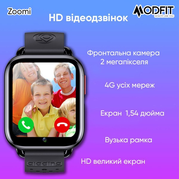 Смарт-годинник Modfit Zoomi All Black