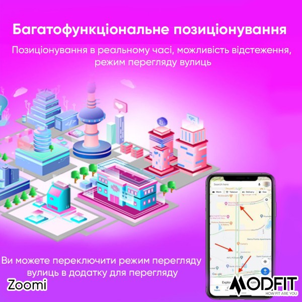 Смарт-годинник Modfit Zoomi All Black