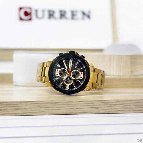 Годинник наручний Curren 8336 Gold-Black
