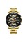 Годинник наручний Curren 8336 Gold-Black