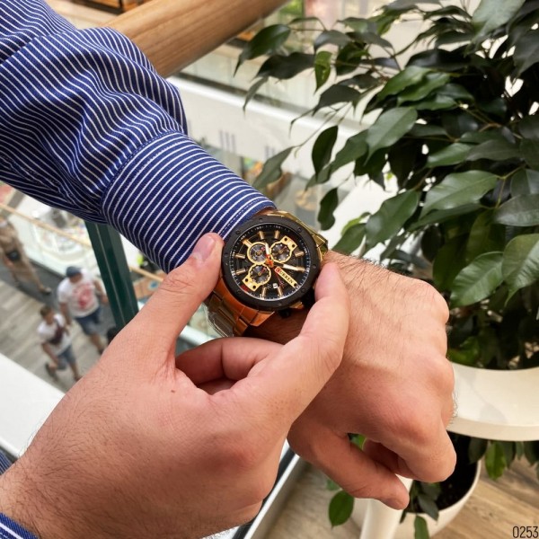 Годинник наручний Curren 8336 Gold-Black