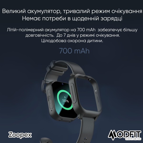 Смарт-годинник Modfit Zoopex Blue