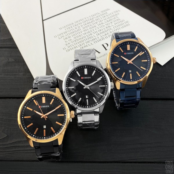 Curren 8366 Black-Gold