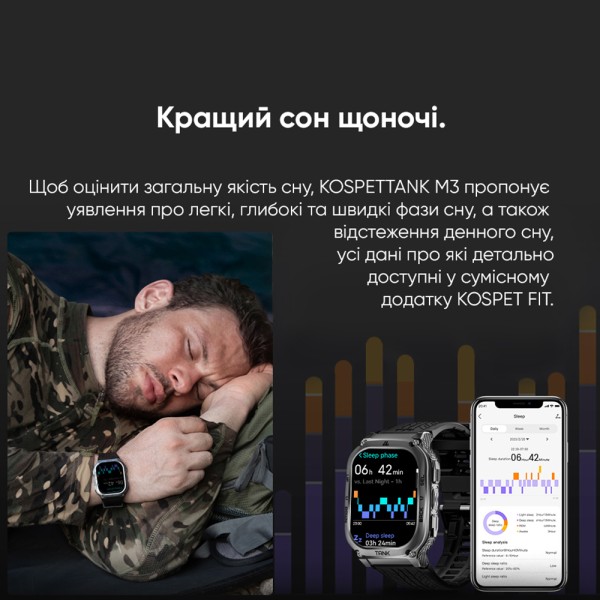 Смарт-годинник Kospet TANK M3 Silver