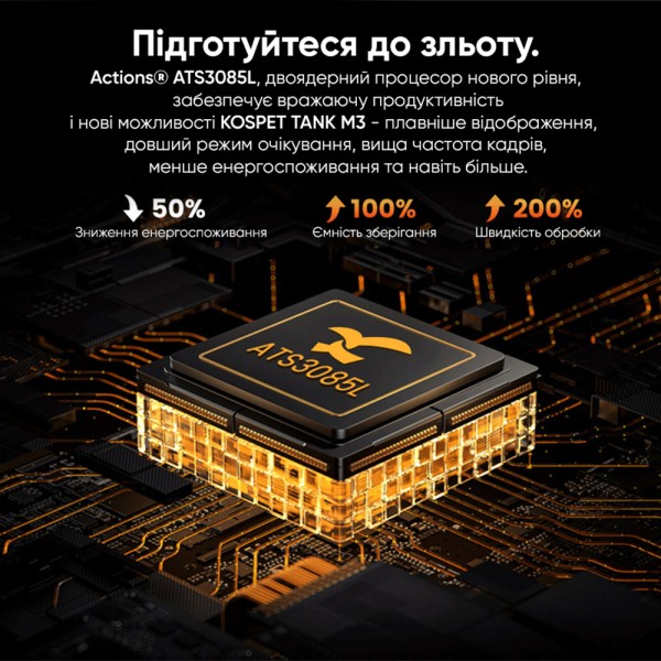 Смарт-годинник Kospet TANK M3 Silver