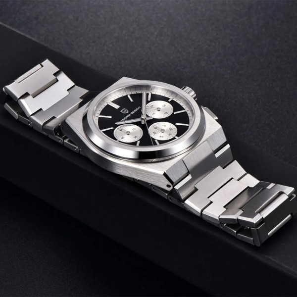 Годинник наручний Pagani Design PD-1761 Silver-Black