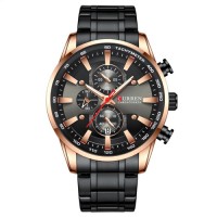 Curren 8351 Black-Cuprum