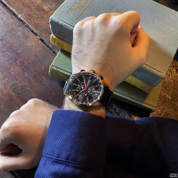 Curren 8351 Black-Cuprum