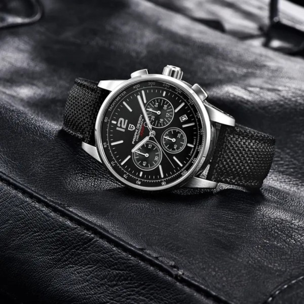 Годинник наручний Pagani Design YS008 Silver-Black