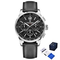 Годинник наручний Pagani Design YS008 Silver-Black