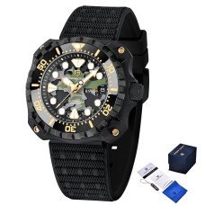 Годинник наручний Pagani Design YN009 Black-Camo