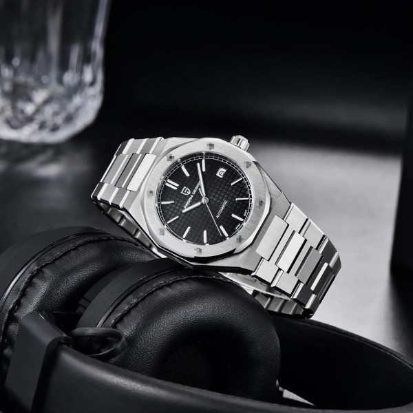 Годинник наручний Pagani Design PD-1673 Silver-Black