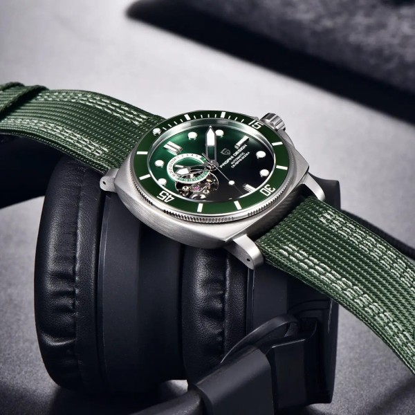 Годинник наручний Pagani Design PD-1736 Silver-Green