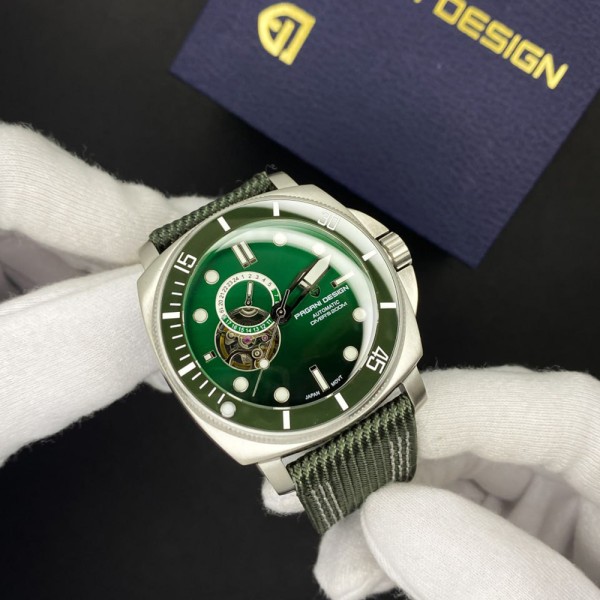 Годинник наручний Pagani Design PD-1736 Silver-Green