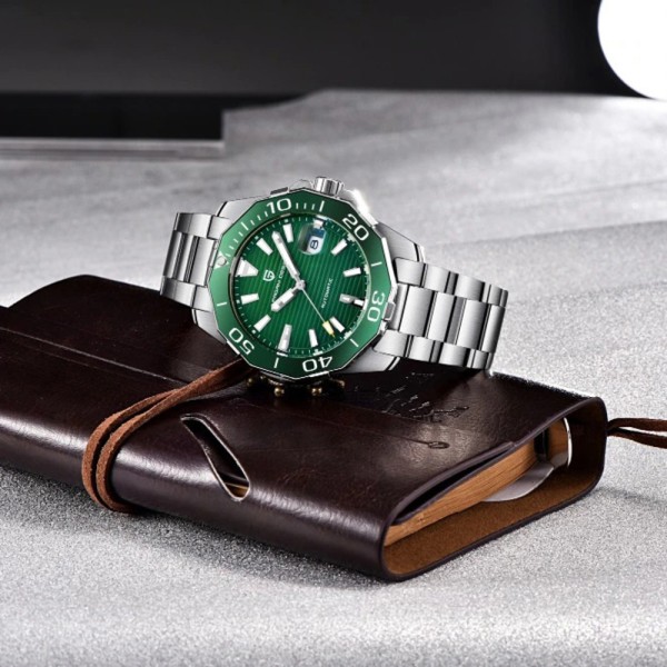 Годинник наручний Pagani Design PD-1617 Silver-Green