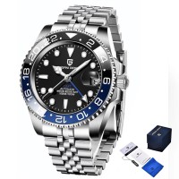 Годинник наручний Pagani Design PD-1662 Silver-Black