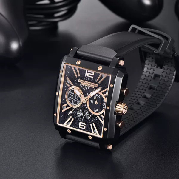 Годинник наручний Pagani Design PD-1725 Black-Black