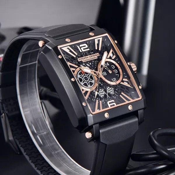Годинник наручний Pagani Design PD-1725 Black-Black