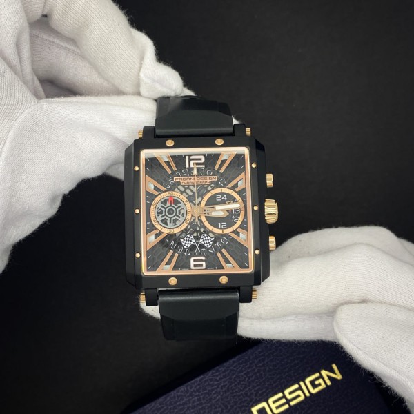 Годинник наручний Pagani Design PD-1725 Black-Black