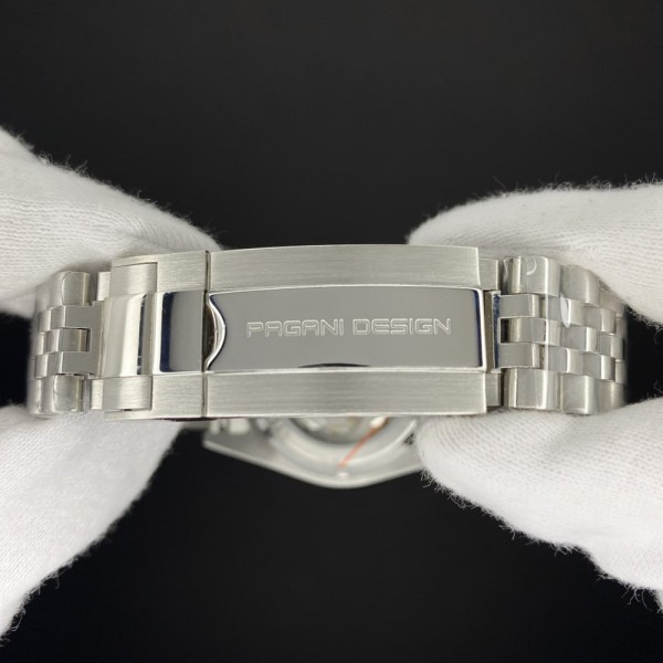 Годинник наручний Pagani Design PD-1645 Silver-Black