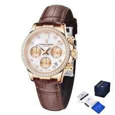 Годинник наручний Pagani Design PD-1730 Gold-Brown