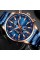 Годинник наручний Curren 8351 Blue-Cuprum