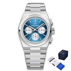Годинник наручний Pagani Design PD-1761 Silver-Blue
