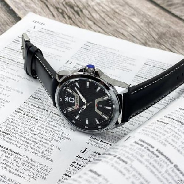 Curren 8379 Silver-Black