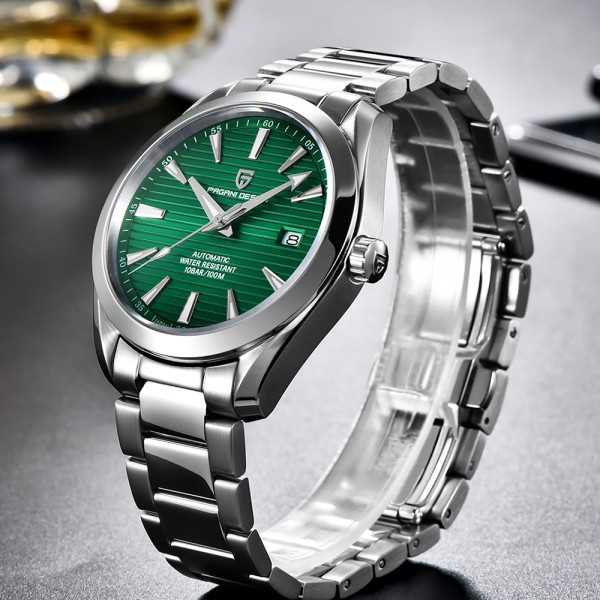 Годинник наручний Pagani Design PD-1688 Silver-Green