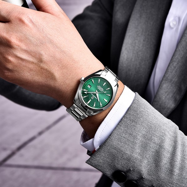 Годинник наручний Pagani Design PD-1688 Silver-Green