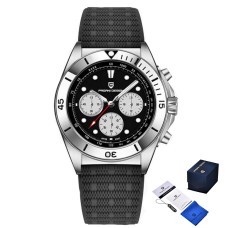 Годинник наручний Pagani Design PD-1705-1 Silver-Black
