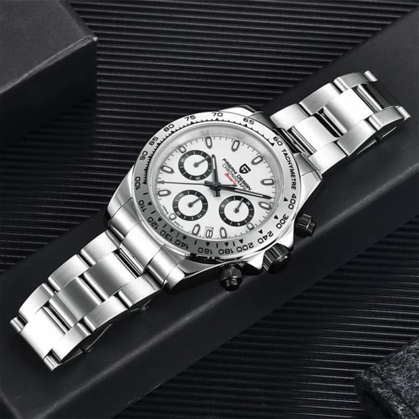 Годинник наручний Pagani Design PD-1727 Silver-White